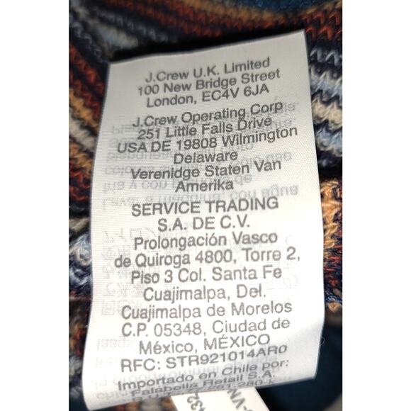 Madewell Cropped Top Striped Camisole Women's XL Teal Knit Store Tag Stretchy - Picture 8 of 13